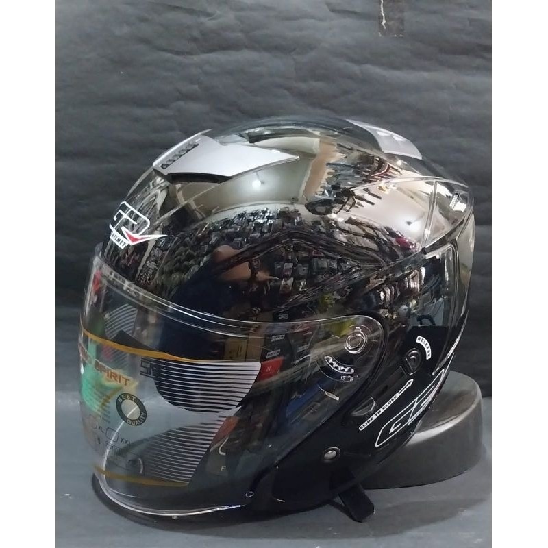 HELM G2 OPTIMAX SOLID /HELM HALF FACE DOUBLE VISOR