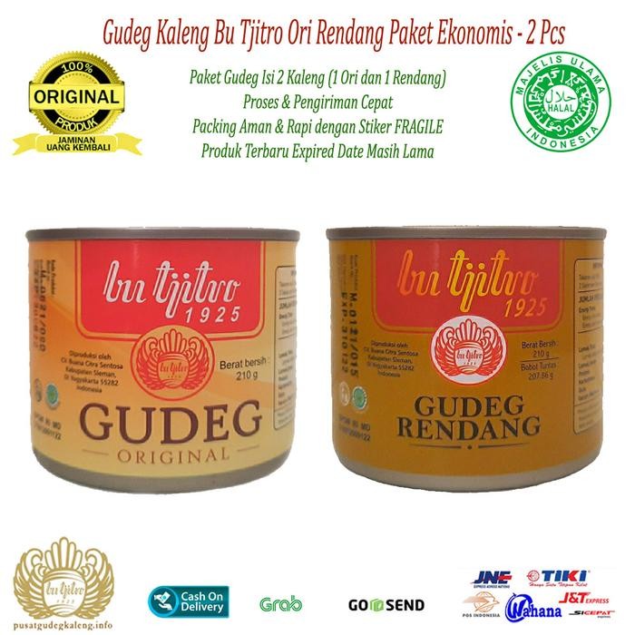 

[TERLARIS] Gudeg Kaleng Bu Tjitro Original Rendang Paket Ekonomis[TERLARIS ]