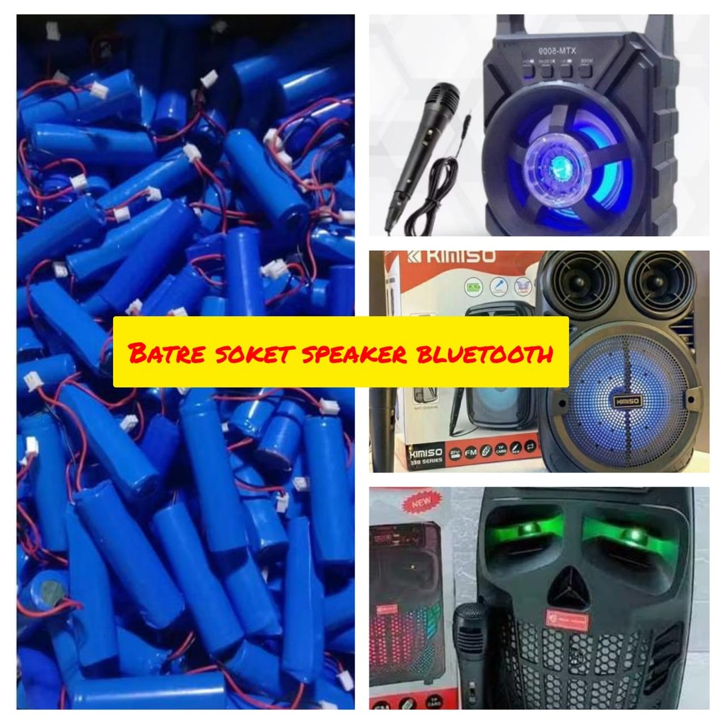 Batre soket speaker bluetooth karaoke / Batre speaker bluetooth / Batre soket