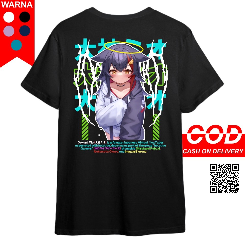 WHITE QUEEN - KAOS OOKAMI MIO HOLOLIVE GAMERS -   DESIGN VTUBER OOKAMI MIO HOLOLIVE GAMERS JP