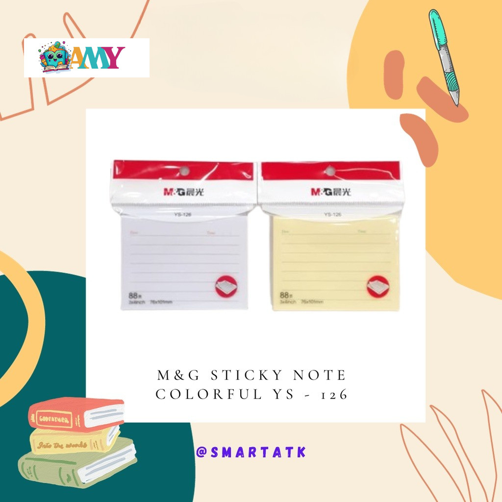 

M&G STICKY NOTE COLORFUL YS - 126 AMY STASIONARY