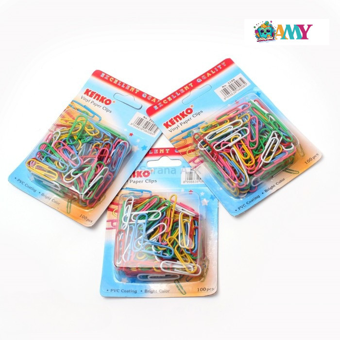 

KENKO PAPER CLIP WARNA 3100 AMY STASIONARY