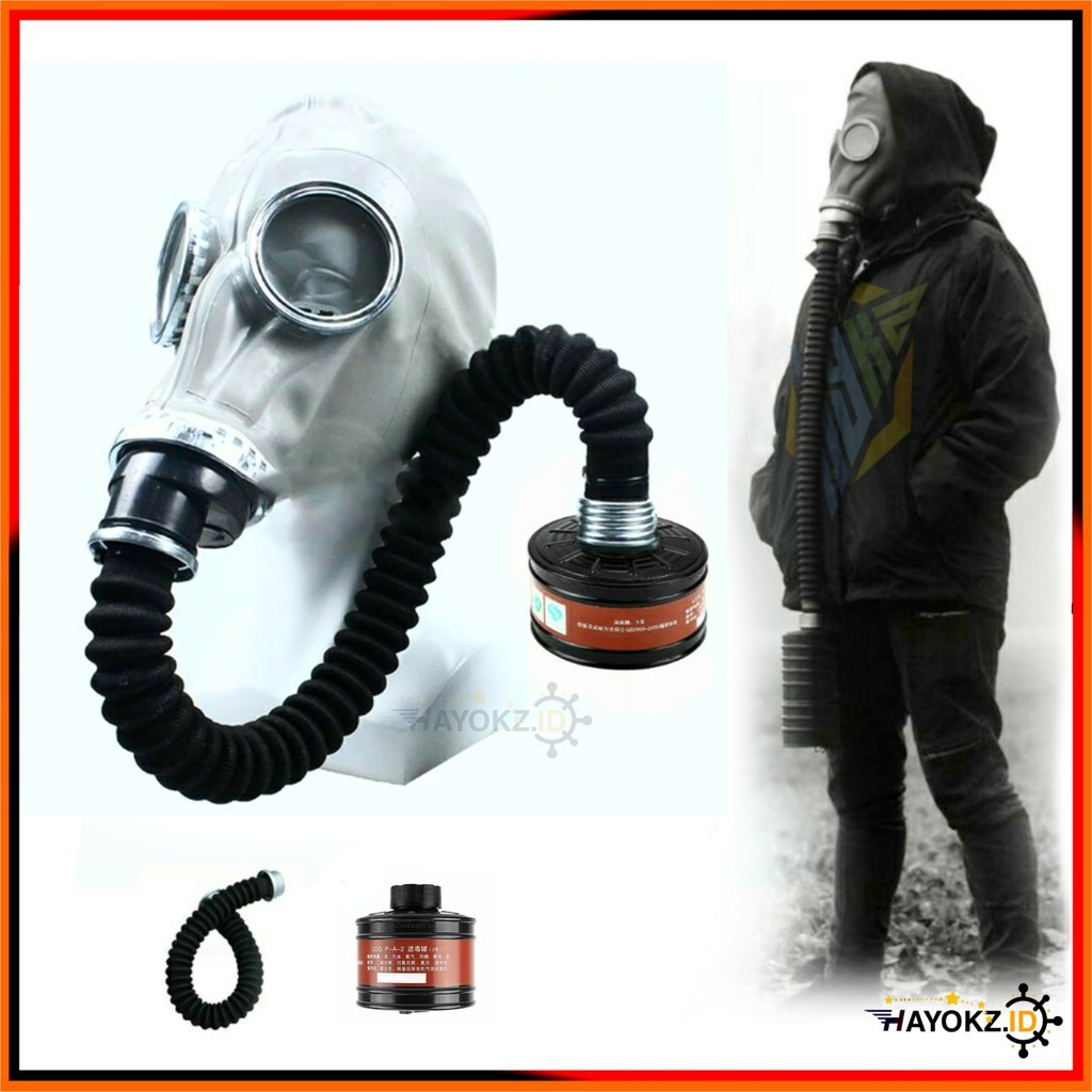 saleTopeng Gas Puda 59 Rusia GP5 Russian Mask Respirator Masker Gas Mask halloweenterlaris