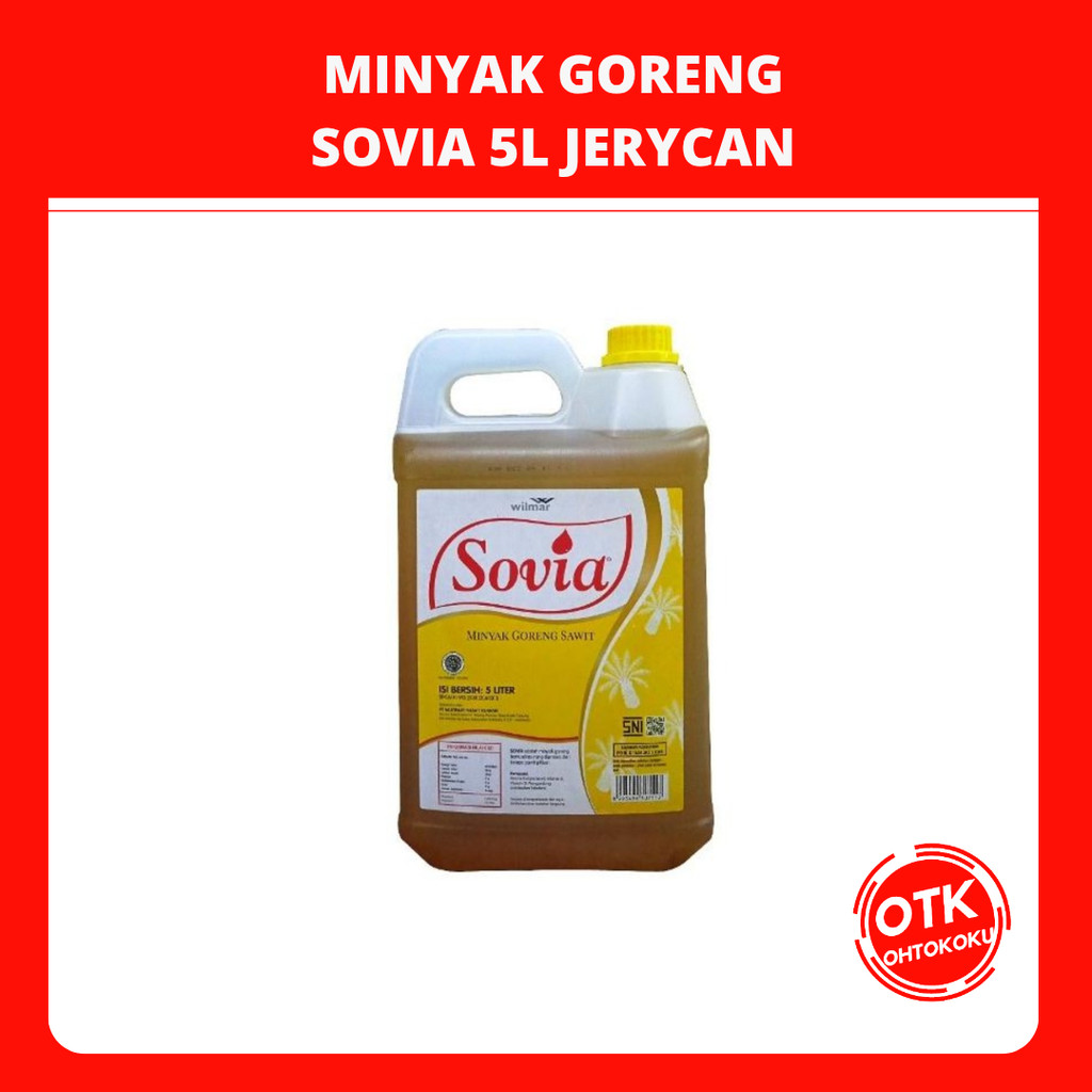 

SOVIA Minyak Goreng 5L Jerycan
