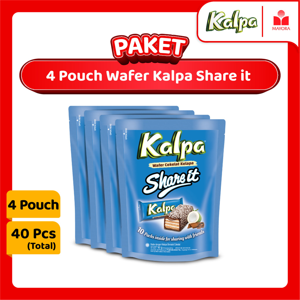 

Paket 4 Pouch Wafer Kalpa Share it