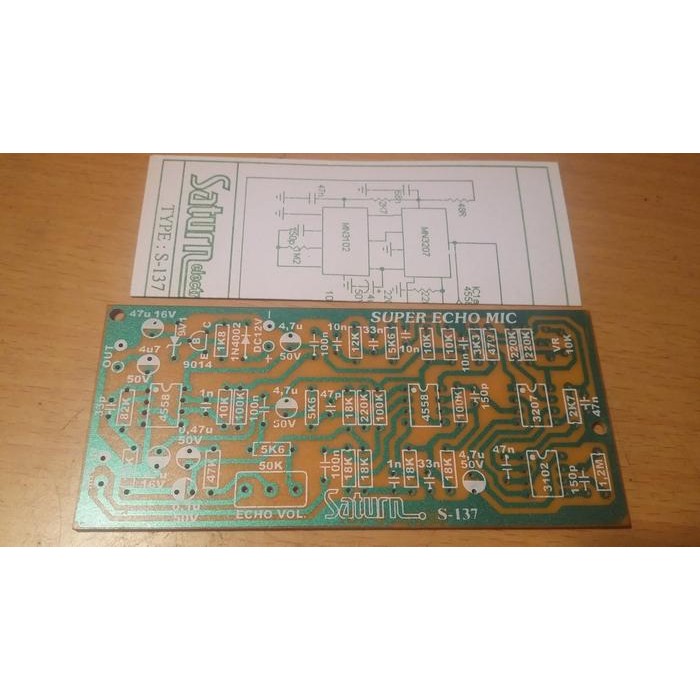 Part PCB ECHO MN3102 MN 3102 MN3207 MN 3207 Saturn S-137