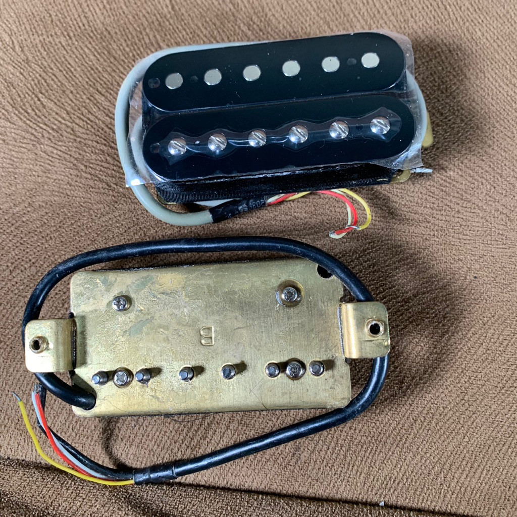 Pickup gitar elektrik PRS zebra PTP dan Hitam PTP spul gitar original