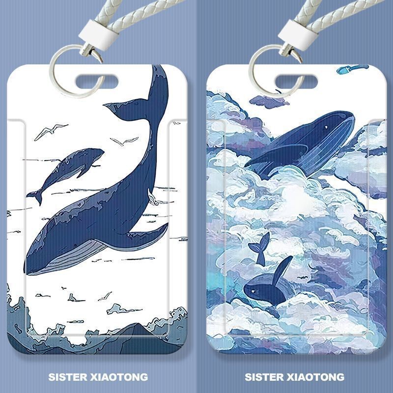 

Kartu Pelindung PVC Ramah Lingkungan paus awan+kabel Gantung Hadiah | Anti Demagnetisasi Dan Anti Pencurian Swiping | Kartu Pelajar/KTP/Kartu Transportasi/Kartu E-pembayaran Satu Kartu