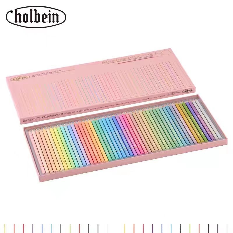 

Holbein Colored Pencil 50 colors set Artists' Colored Pencil Pastel Tone op936