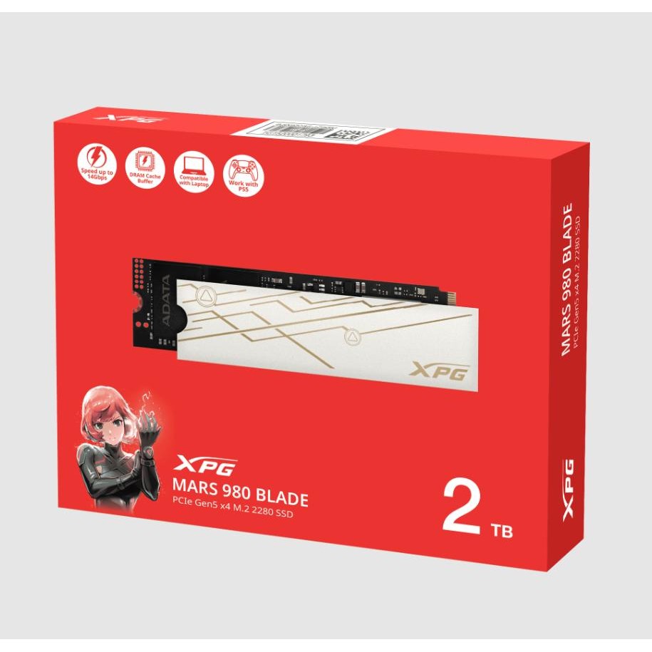ADATA SSD XPG NVME GEN5 MARS 980 BLADE PCIe 5.0 M.2 2280 2TB
