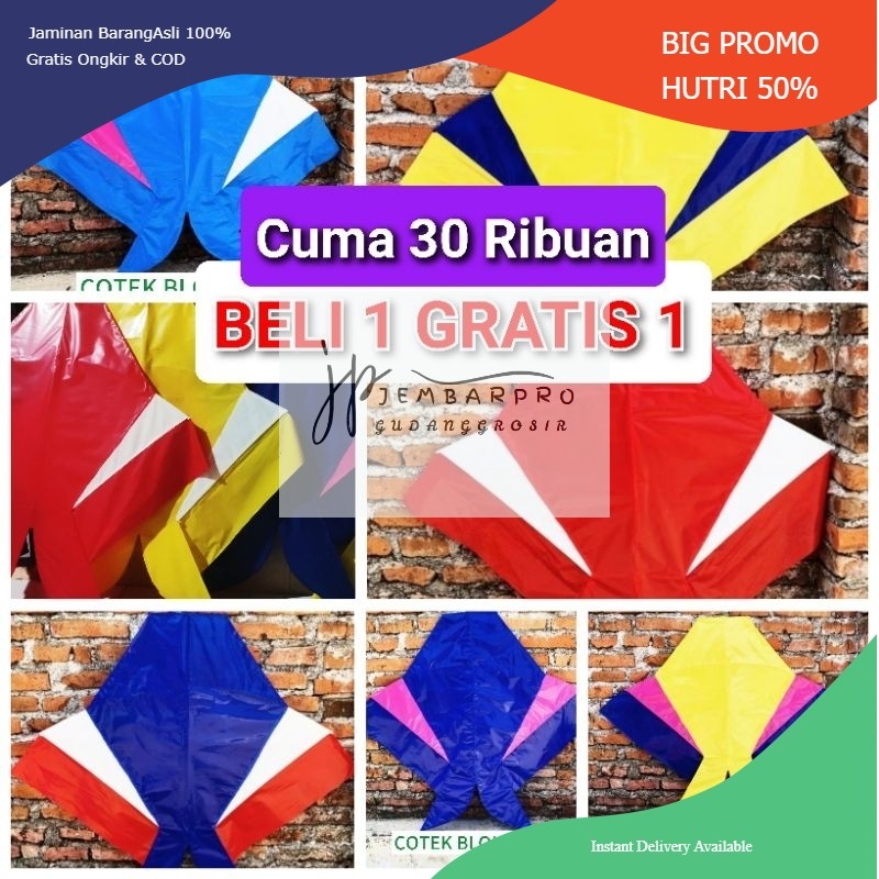 BELI 1 GRATIS 1 Layangan cotek blolong knockdown virall