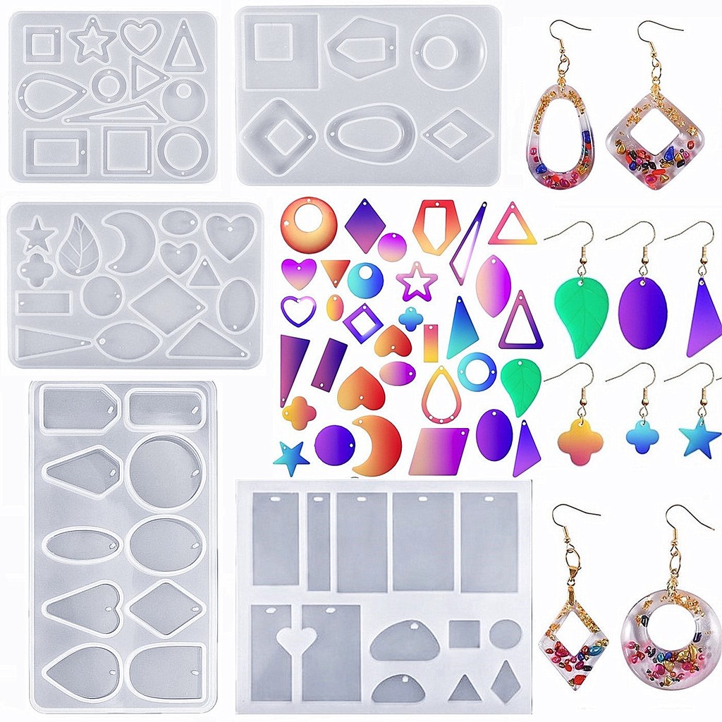 

SNASAN Silicone Mold For jewelry Pendant Resin Silicone Mould Crafts Jewelry Making Charms Epoxy Resin Molds DZ40