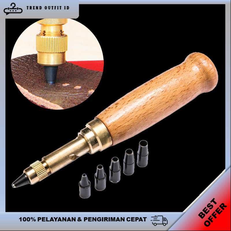 

Alat Pembolong Tali Pinggang Hole Punch 6 Tip 1.5-4mm - MU0179 [TREND Outfit ID]
