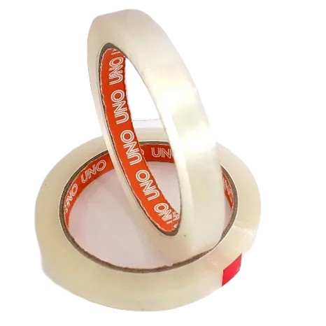 

[SDW] pekanbaru/Isolasi Bening Tebal 1/2" 12mmx72yardx40mic UNO