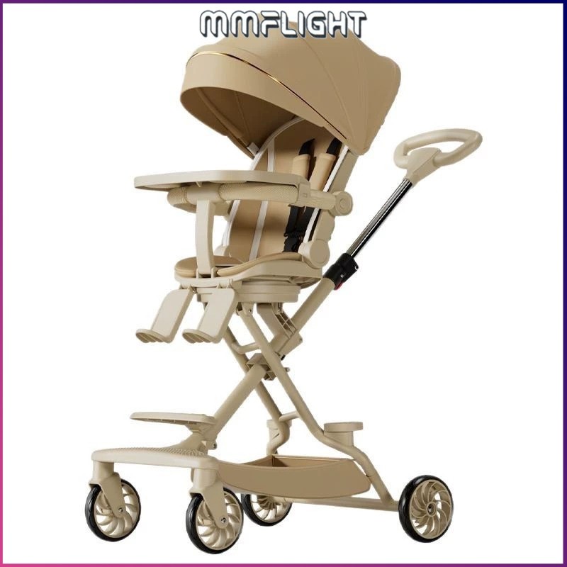 Terlaris Mmflight Stroller Anak Stroller Bayi Lipat Travelling Kereta Dorong Bayi 2 Arah 0-5 Tahun
