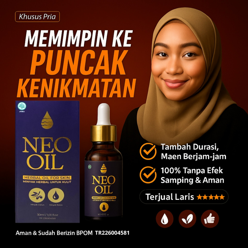 Neo Oil Pembesar Pria Dewasa | Minyak Oles Herbal Alami