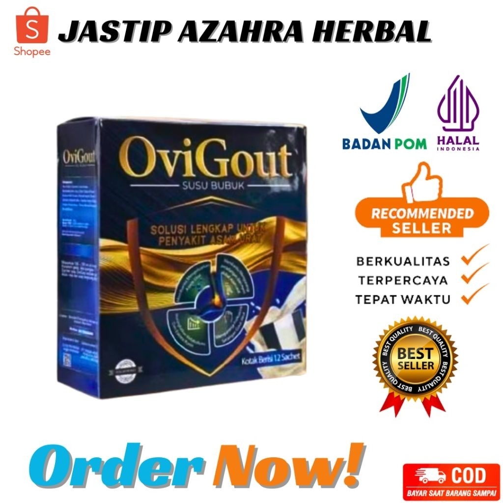 

OVIGOUT Susu Herbal (100% Asli) Bpom Halal | Ovigout Susu Untuk Nyeri Sendi Asam Urat
