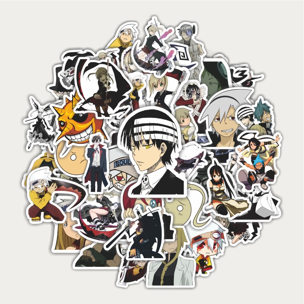 

Sticker Pack Stiker Anime Series Soul Eater Character Mix 1 | Sticker TUMBLR | Stiker LAPTOP KOPER HELM