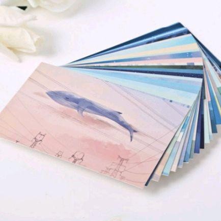 

(Set Isi 30) Koleksi Kartu Pos / Postcard (Dunia Ikan Paus) (Isi 30)