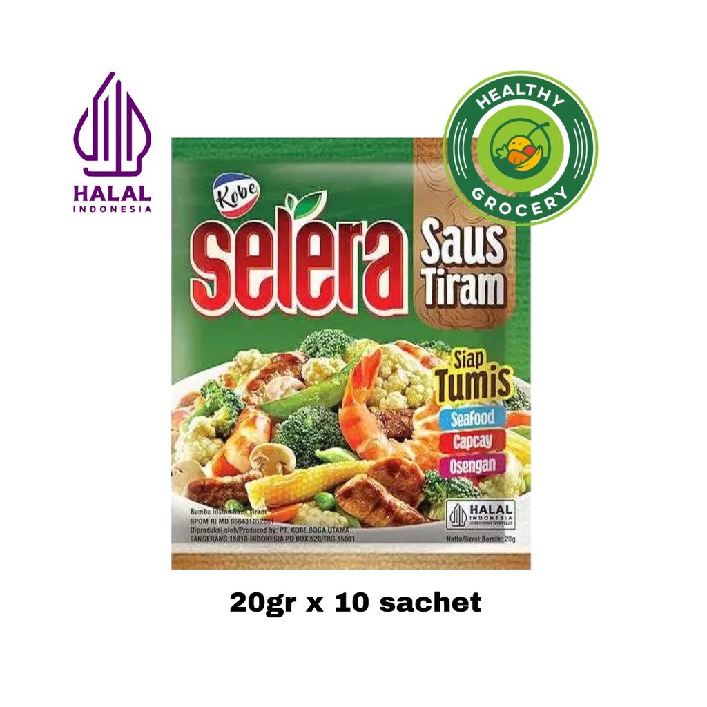 

Kobe Selera Saus Tiram 20gr x 10 Sachet / Saus Tiram
