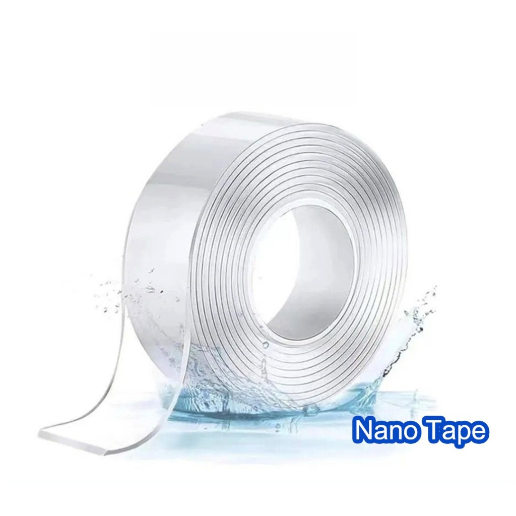 

Double Tape Nano Super Kuat Tanpa Bekas Selotip Premium Bening 2 Sisi Serbaguna