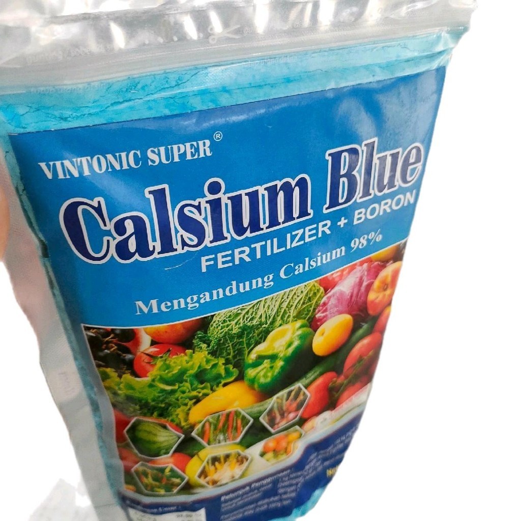 Pupuk Calsium Blue Plus Boron 1kg - Pertumbuhan Akar dan Batang Tanaman Tanah
