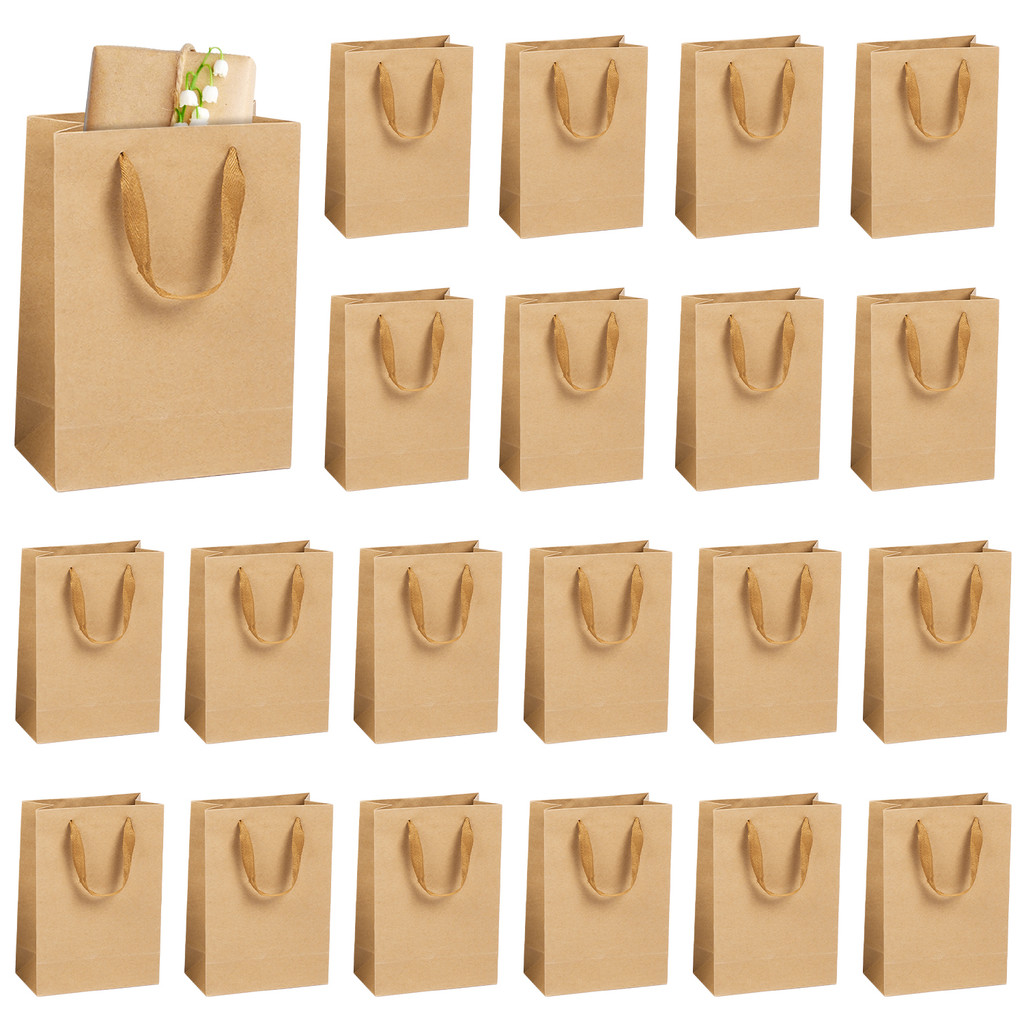 

10/20pcs Kraft paper gift bags, , Halloween, back to school, parties, birthday gifts, anniversaries, weddings, lovers
