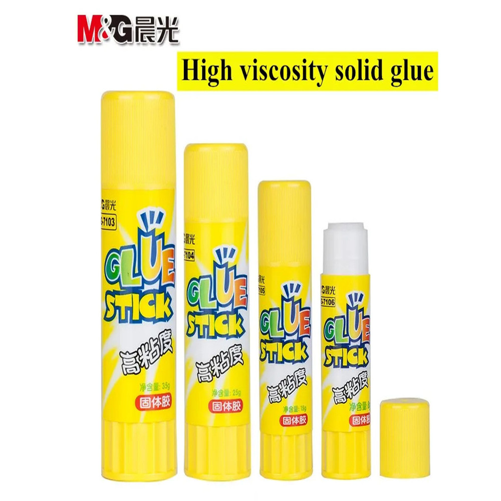 

Glue Stick School Office Supplies Soid 2pcs M&g Strong Adhesive Pvp Mg7106 M&g Asg97106 White 8g*2