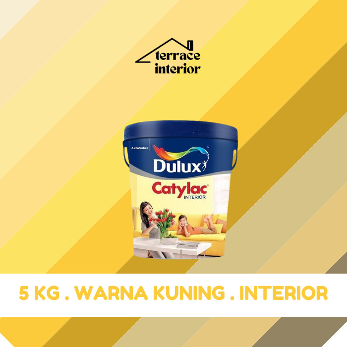 Cat Tembok Dulux Catylac Interior Warna Kuning 5KG