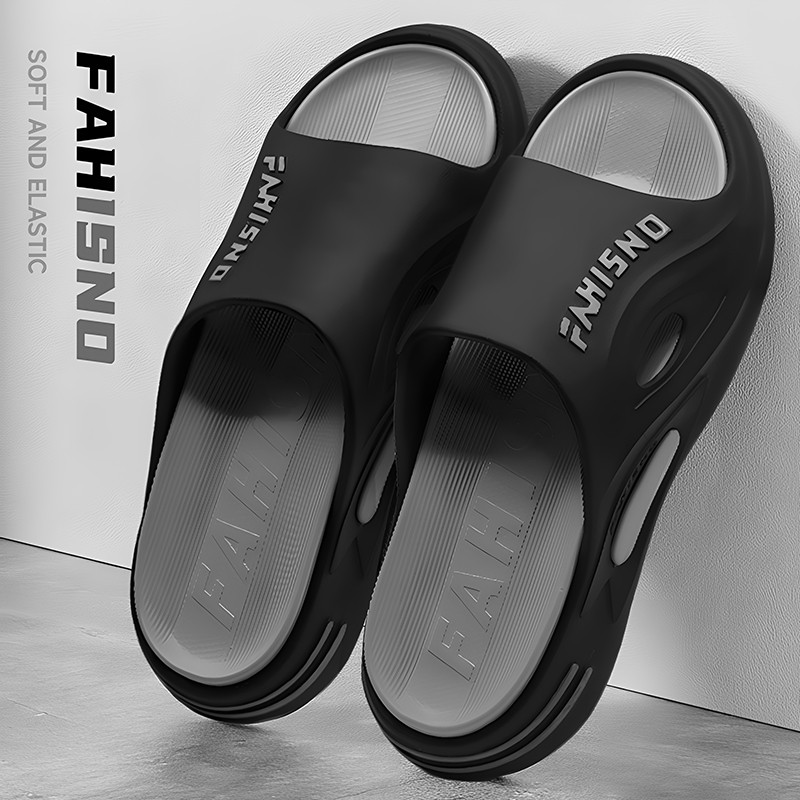 Sandal Pria Terbaru 2025 Nyaman Slop Karet Jelly Anti-Slip Sandal Cowok Kekinian Sandal Pria Keren