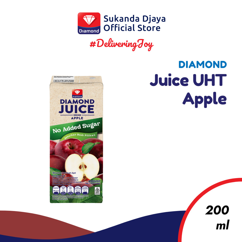 

Diamond Juice UHT Apple Unsweet 200 ML