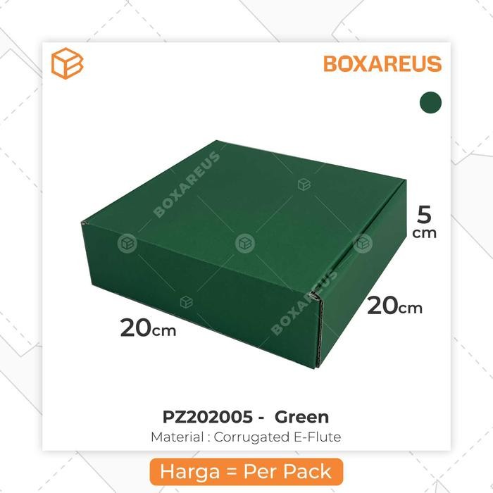 

Dus Pizza Box Kotak Packing Karton Corrugated 20 x 20 x 5cm - PZ202005 - Brown