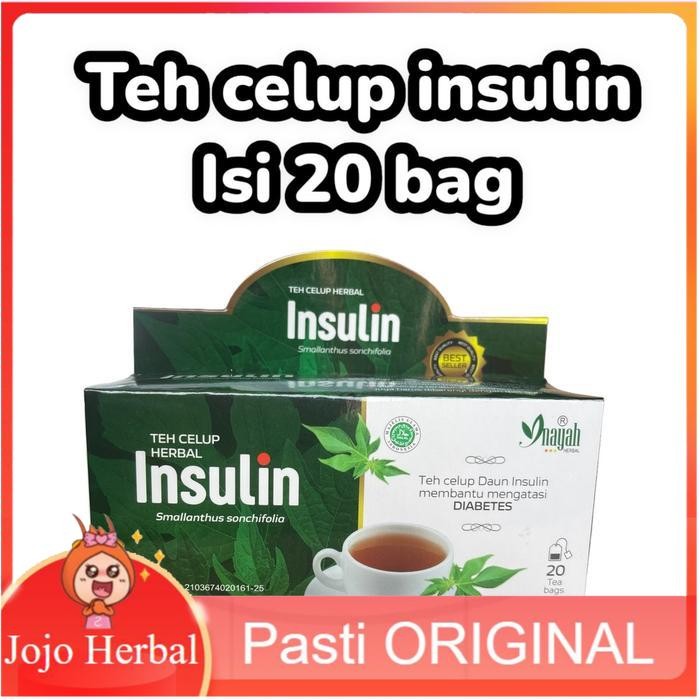 

NEW Teh celup daun insulin inayah Isi 20 kantong ORIGINAL