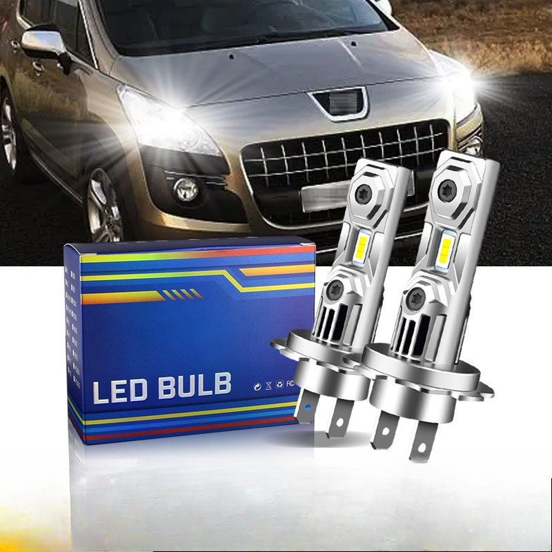 2pcs For Peugeot 3008 MPV 2009-2023 H7 Led Headlight Canbus No Error H18 Car Bulb High Power 6000K W