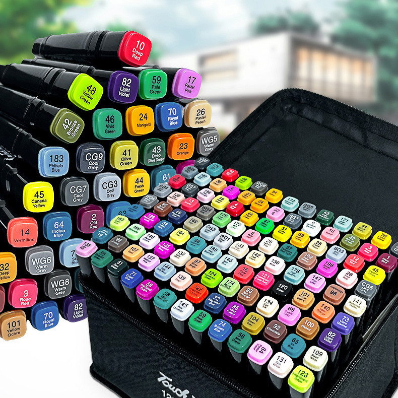 

24PCS SPIDOL TOUCH ART MAKER / GRAPHIC ART MAKER PEN COLOR / SPIDOL WARNA 24 SET