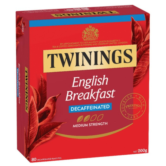 

Twinings Decaffeinated English Breakfast Tea 80 pack