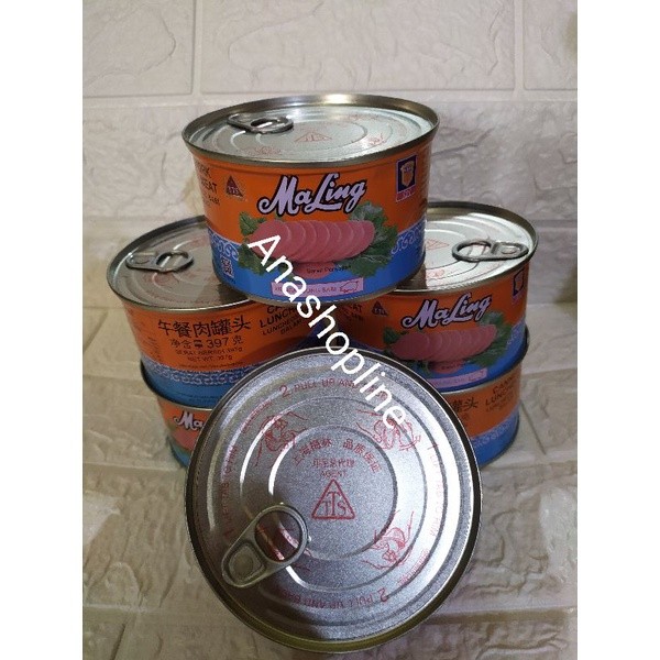 

Maling TTS ham babi 397gr Besar / Canned Pork Luncheon Meat asli TTS / ujanruk / babi