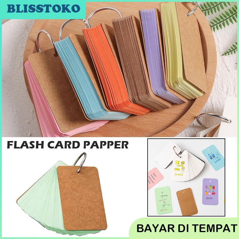 

Flash Card/Flash Card Polos 50 Lembar/Flash Card Polos Edukasi Belajar Anak