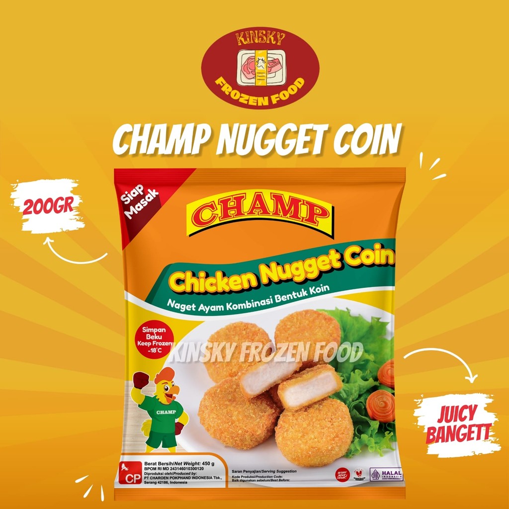 

CHAMP NUGGET COIN 200GR