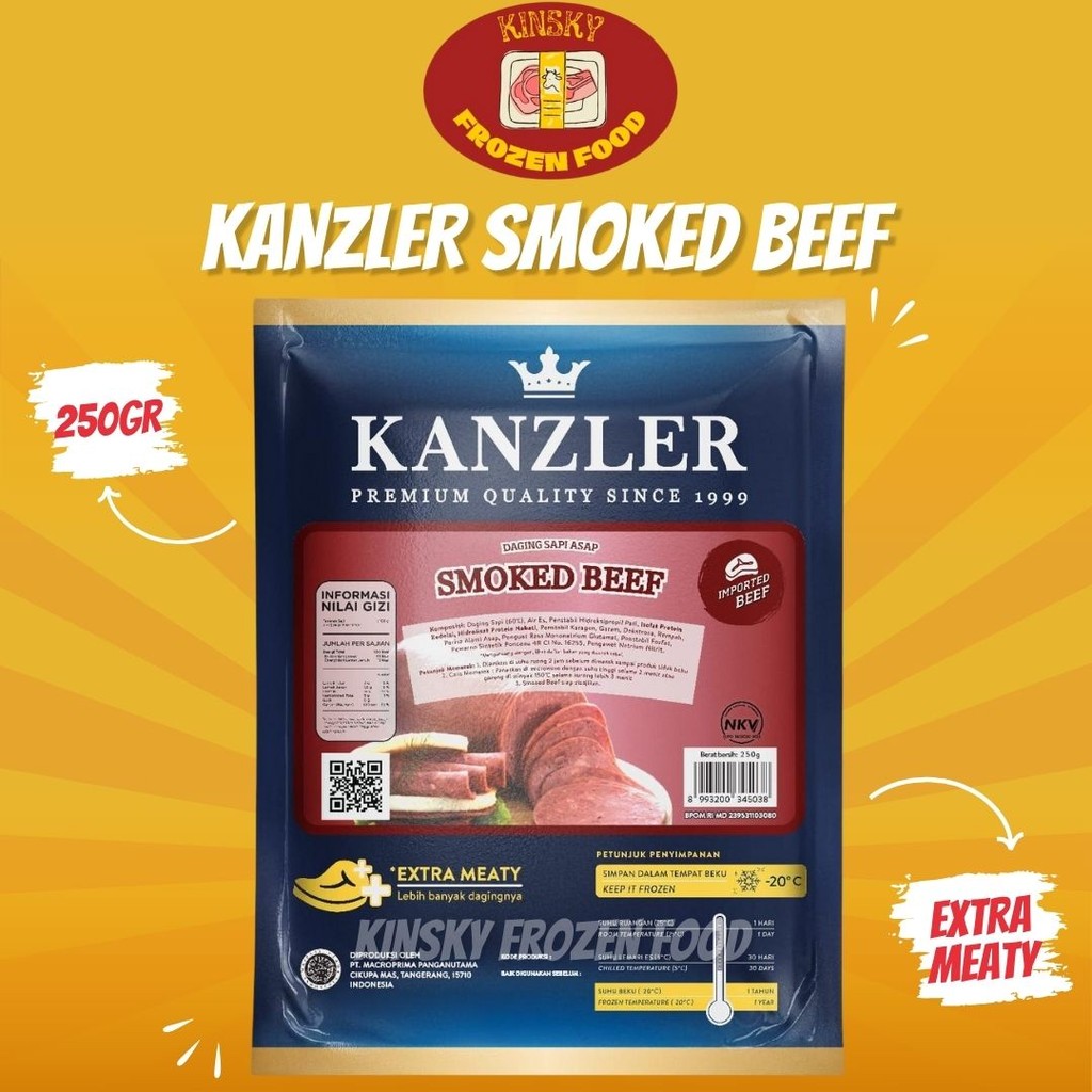 

KANZLER SMOKED BEEF 250 GR