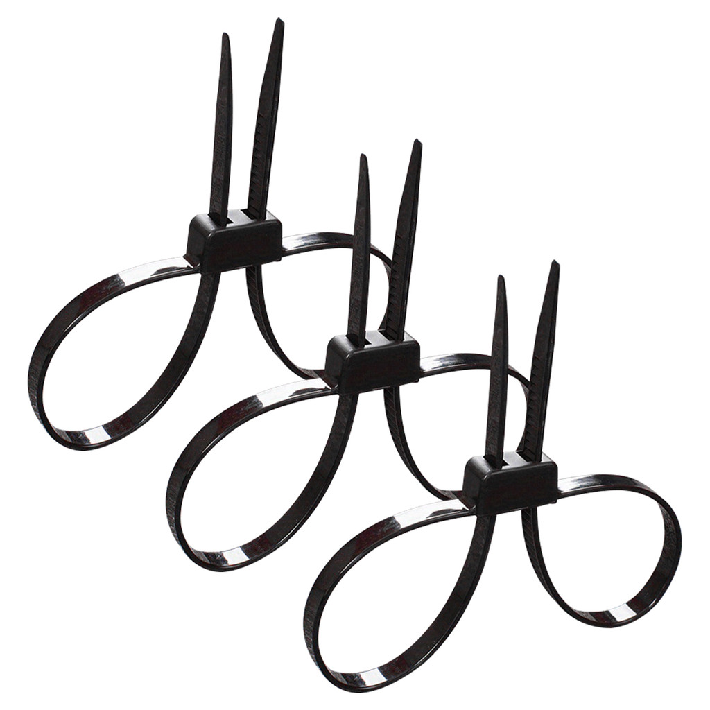 COD 3pcs Borgol Tangan /Borgol Tangan Plastik Sekali Pakai /Borgol Tangan Import/Borgol Plastik Impo