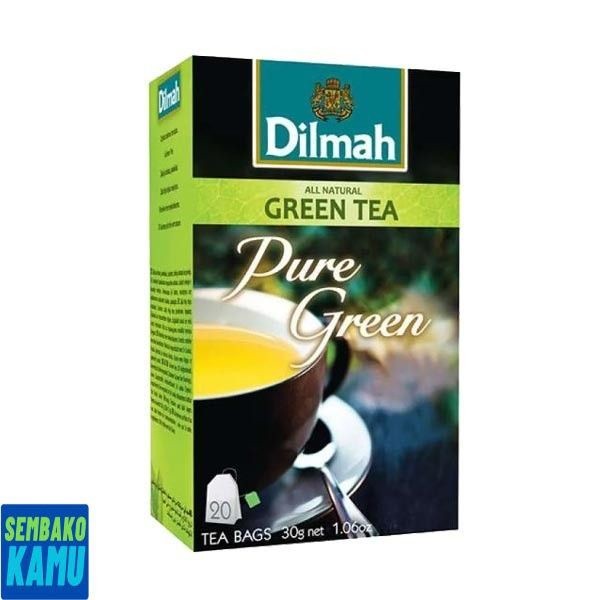 

Dilmah Pure green Tea Tea Bag 20 pcs x 1.5 gr
