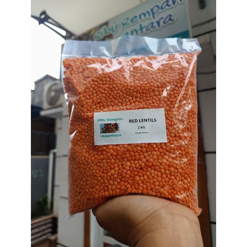 

New 1kg Red Whole Lentil / Lentil Merah Utuh /Miju MijuPremium