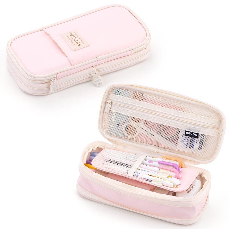 

Kawaii Pencil Case Deformable Large Capacity Multi-compartment Pen Pouch Desk Organizer School Supplies Cute Korean Stationery