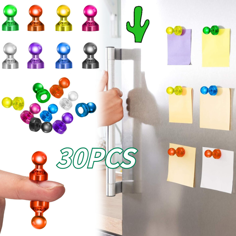 

Isi 30 Pin Magnet Neodynium Memo Kulkas Magnetic Papan Tulis Whiteboard Strong