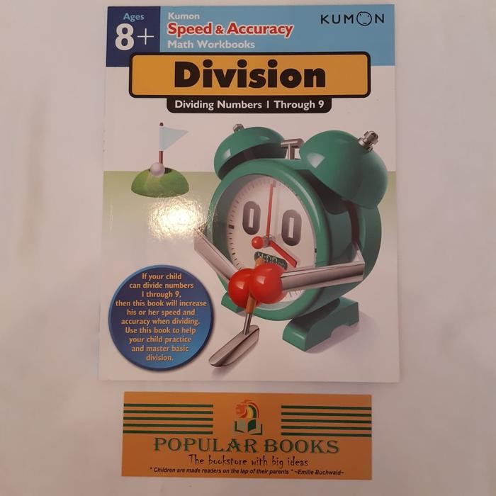 

Kumon Speed & Accuracy Maths Workbook Division ( Ages 8+ )