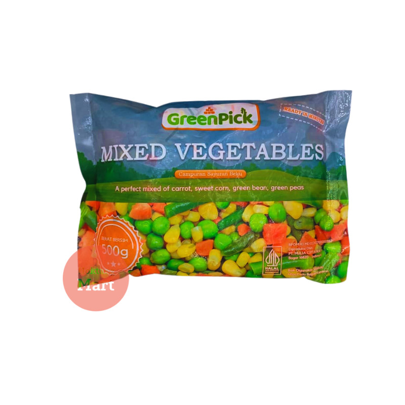 

Greenpick Frozen Mixed Vegetable 500gr