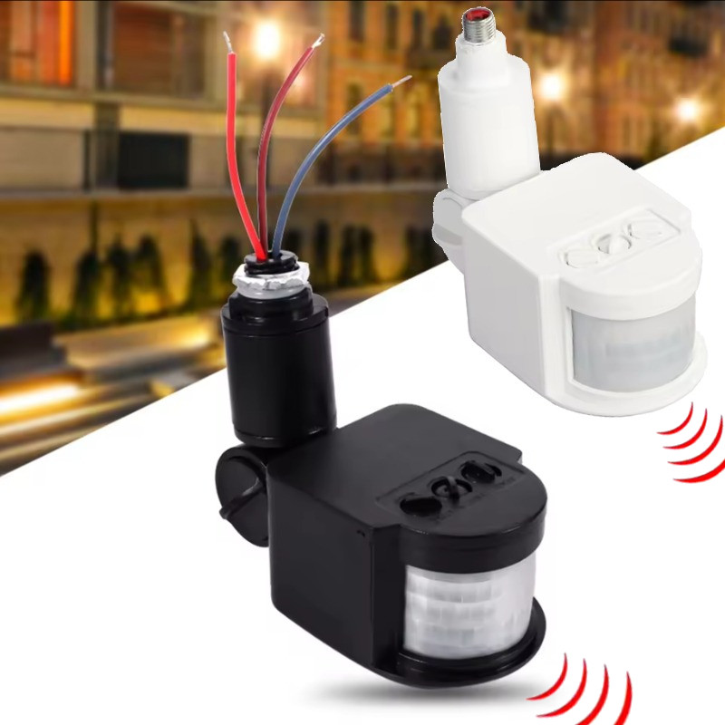 Saklar Lampu Otomatis Sensor Gerak AC110-240V//Saklar Otomatis Sensor Cahaya/Sensor Gerak Inframerah