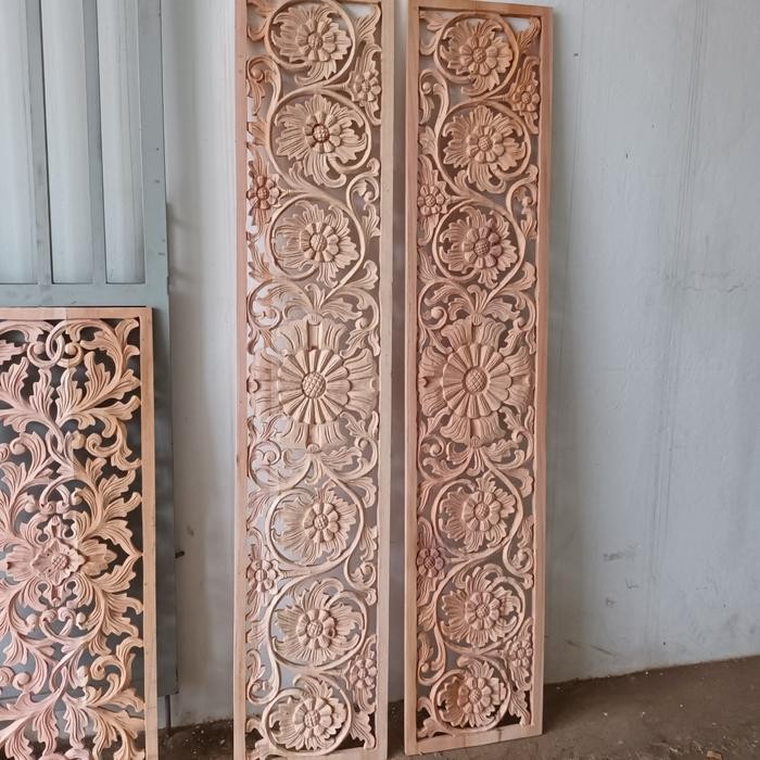 Ornamen Ukir Hiasan Dinding Ukiran Kayu Ornamen ukir Loster Custom PGR