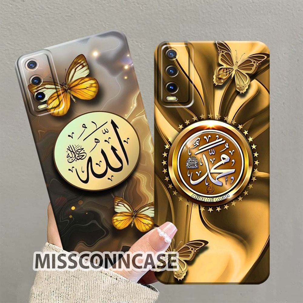 Casing Vivo Y12s/Y20/Y20s/Y20i/Y20G Softcase Bahan Silikon Motif Kaligrafi - Casing Kekinian - Casin